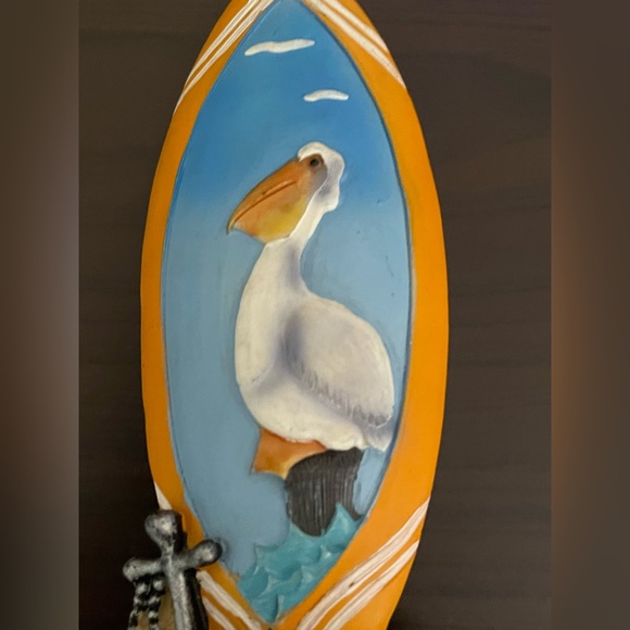 Decorative Surfboard with Pelican - Picture 5 of 9